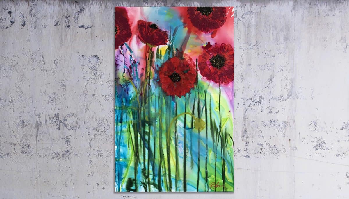 Original Paintings - Peace Poppies