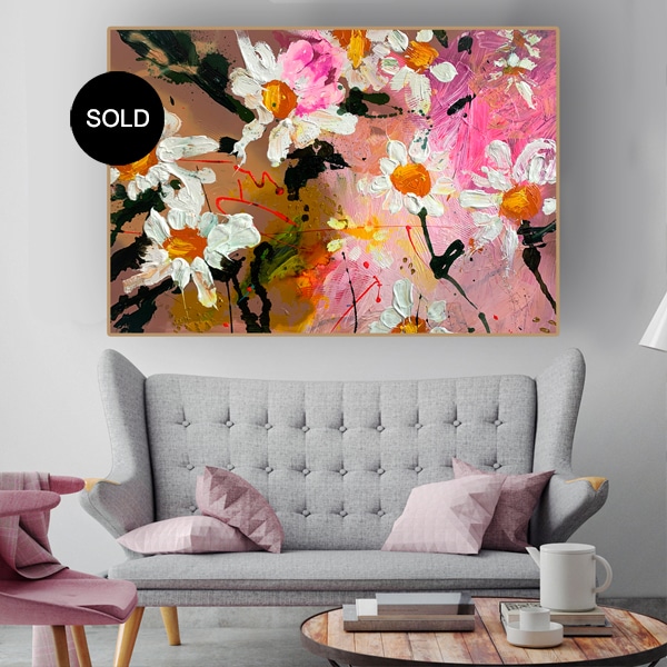 Paintings buy online 'Pink Flamingo' at the Baker Collection by Australian artist Jessica Skye Baker