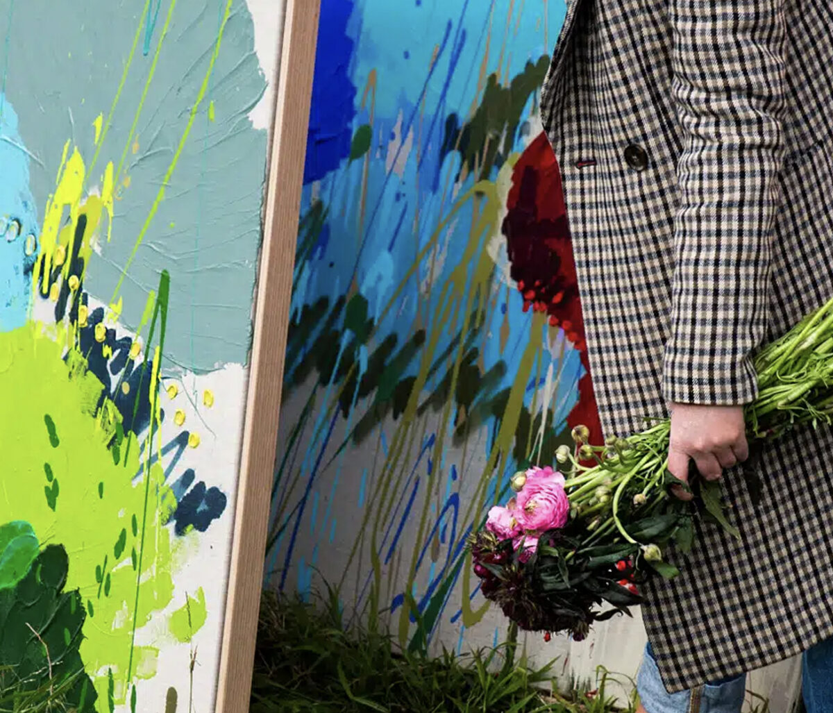 Modern Abstract Artworks Baker Collection