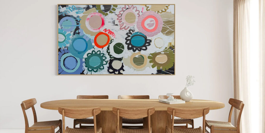 Original Art 'Graffiti Flowers' Baker Collection