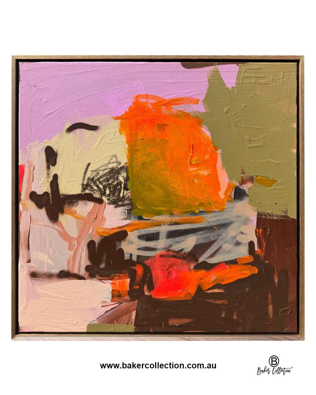 Original Abstract Artwork Its All Wrong but Its All Right Baker Collection