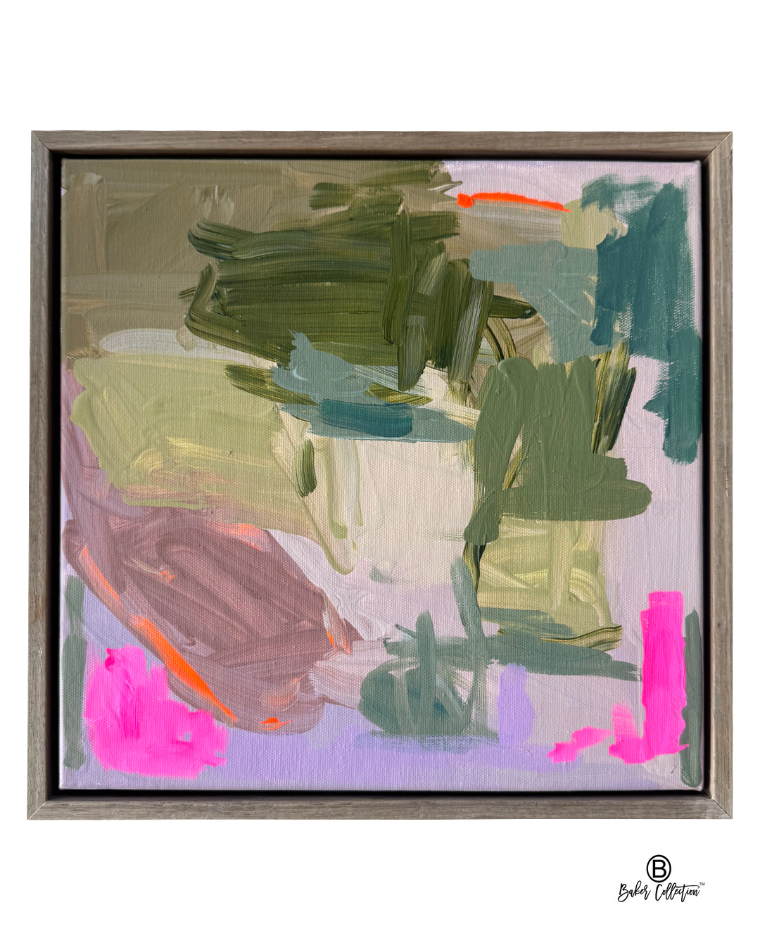 Abstract Art 'I See a Face' Baker Collection