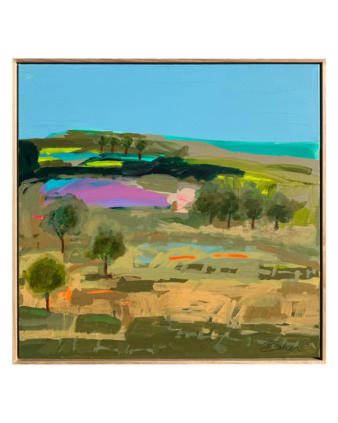 Abstract Landscape 'Road Trip' Baker Collection