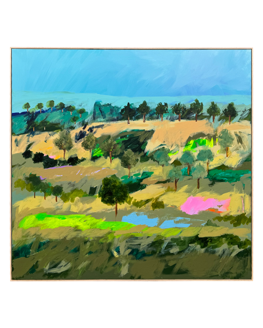 'Country Air' Abstract Landscape