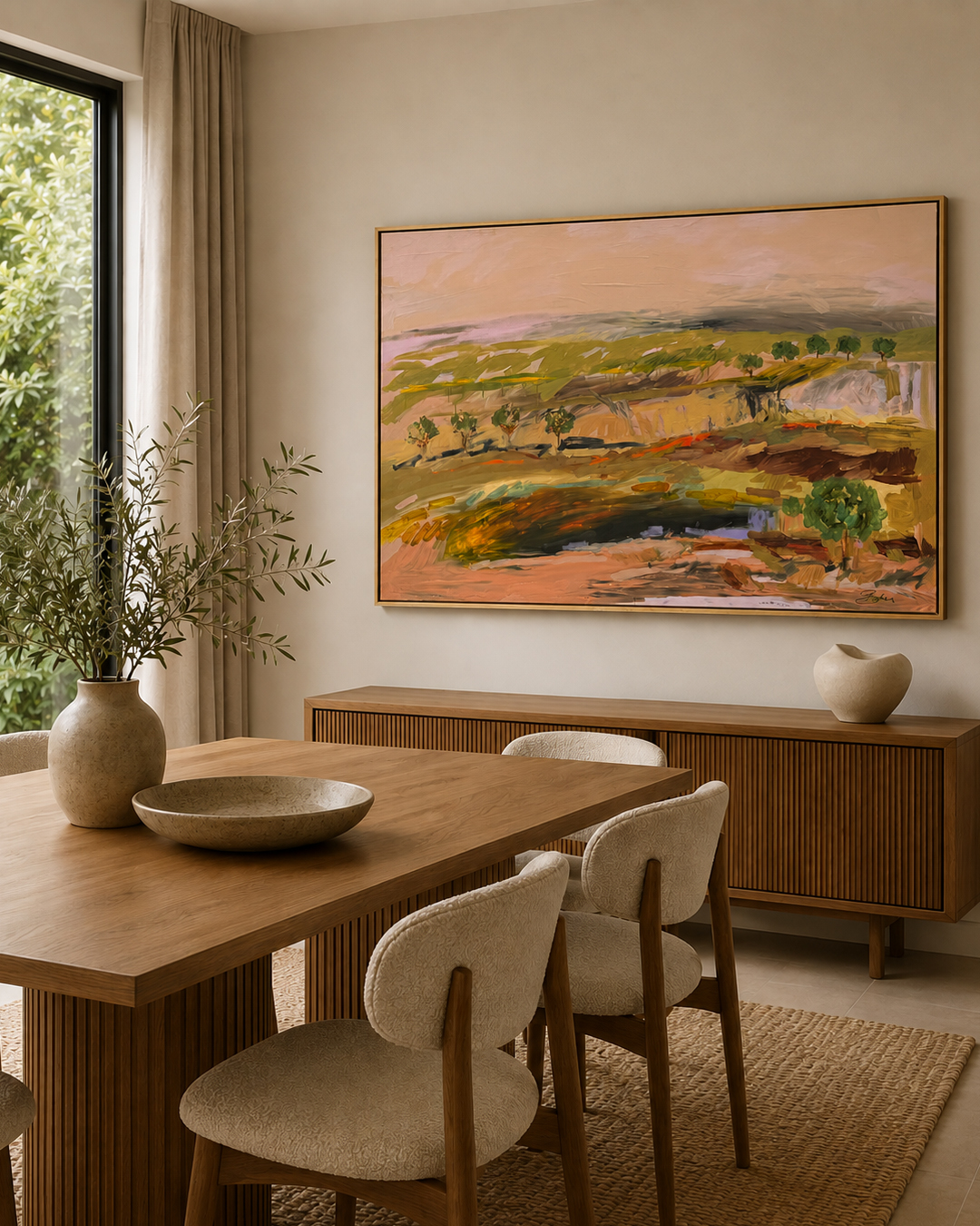 Abstract Landscapes 'Dusty Landscape' Interior