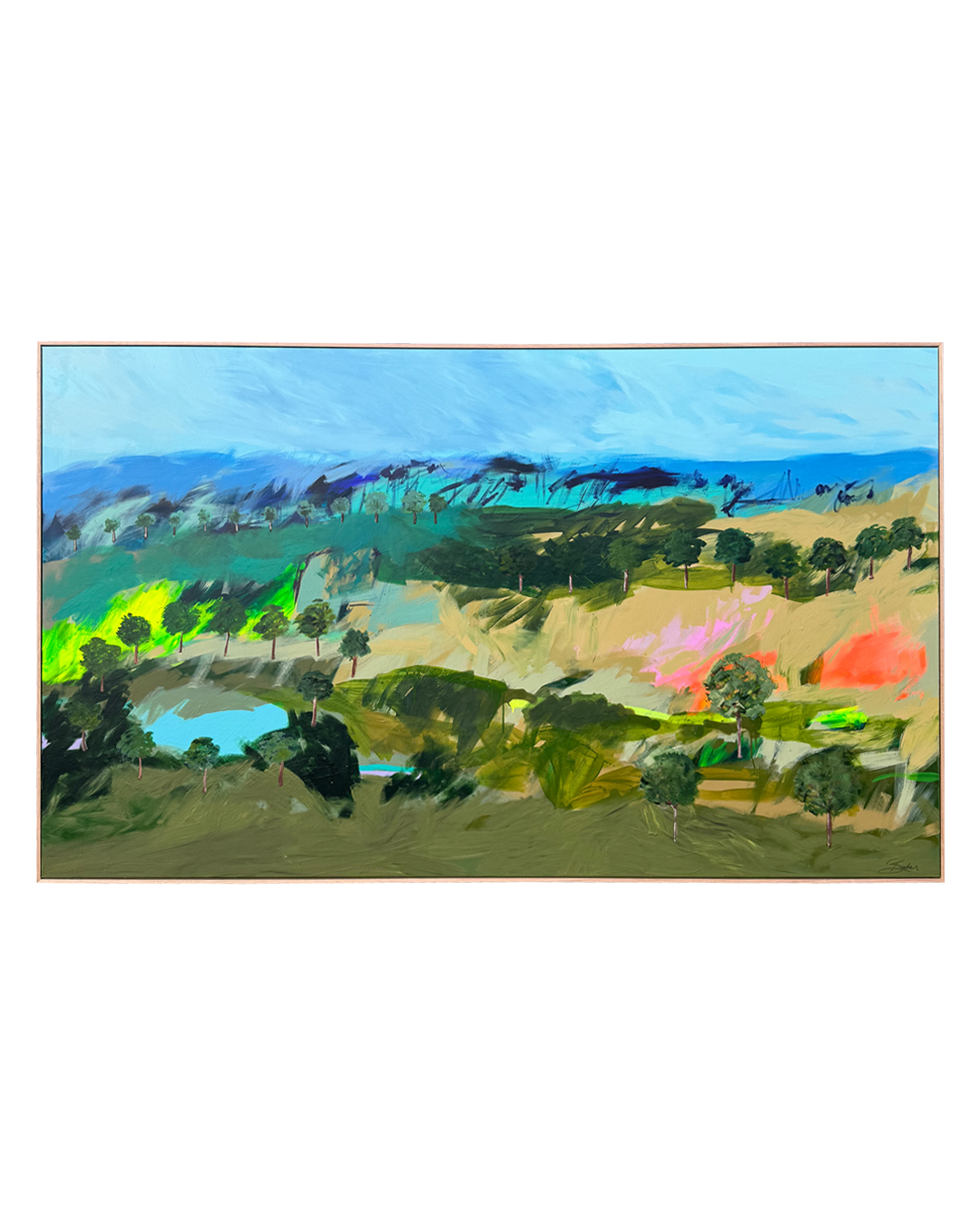 'Endless Horizon' Abstract Landscape