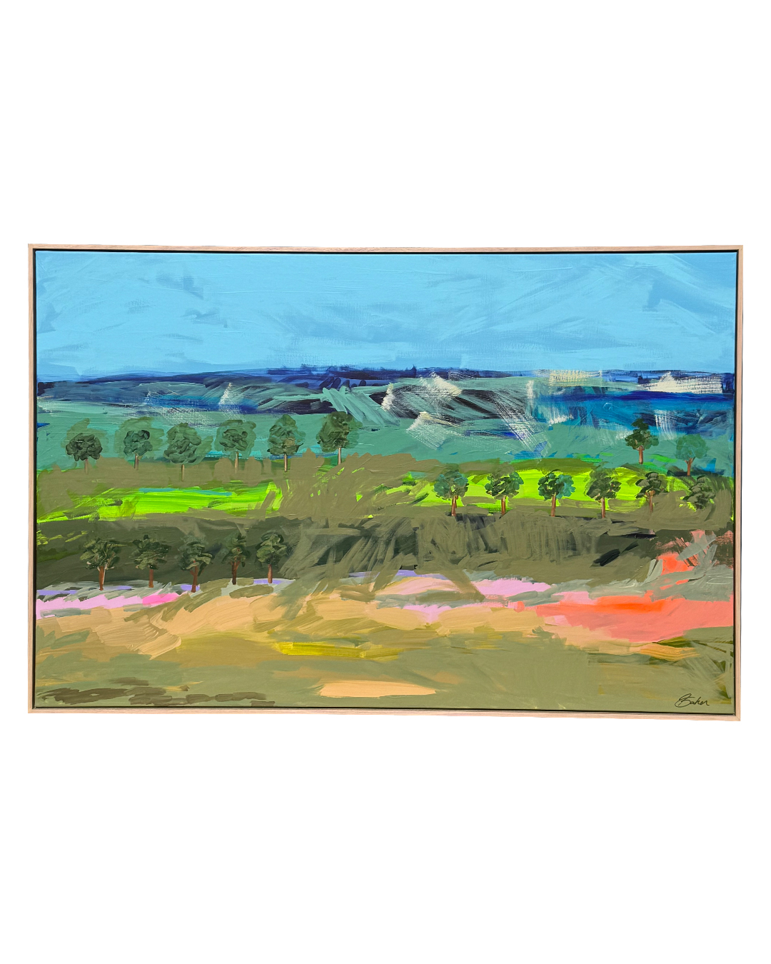 'Inner Peace' Abstract Landscape