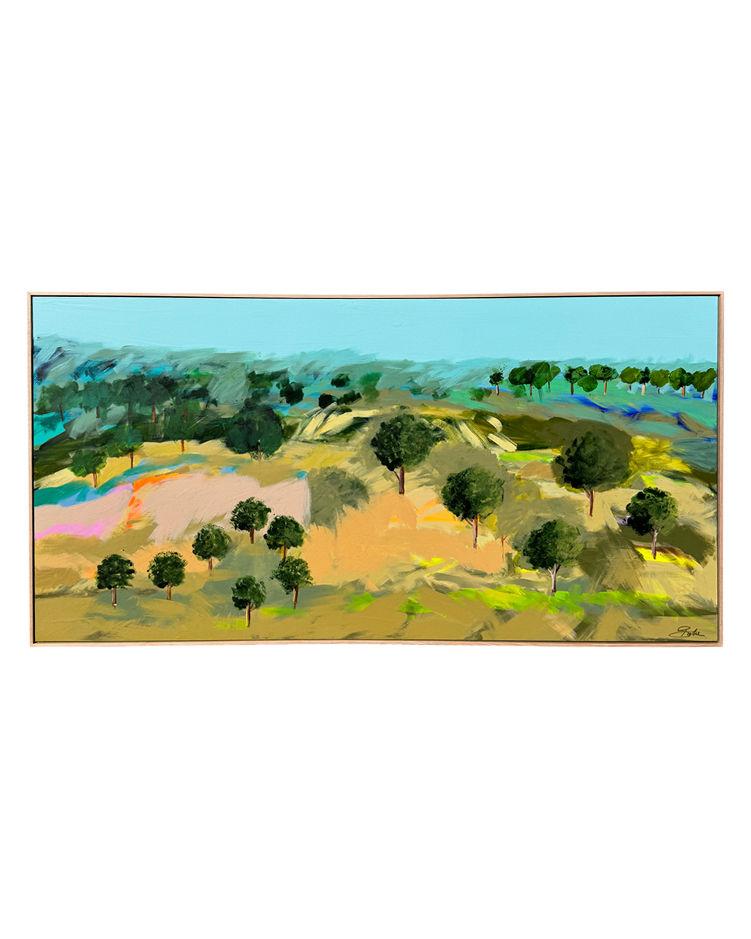 'Open Country' Abstract Landscape