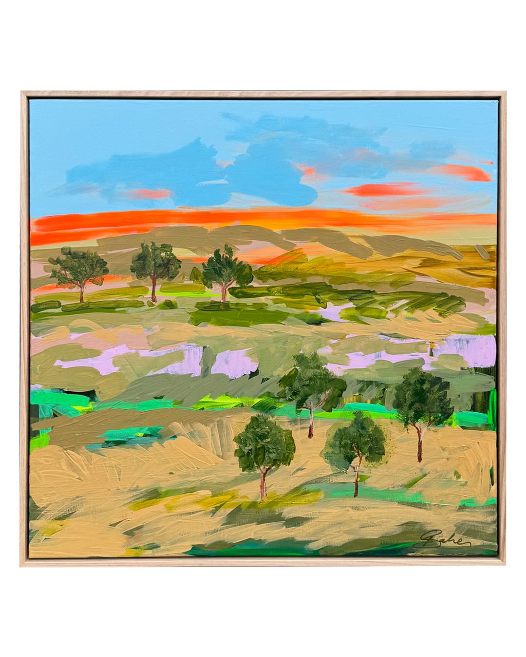 Abstract Landscapes 'Sunlit Country' Baker Collection
