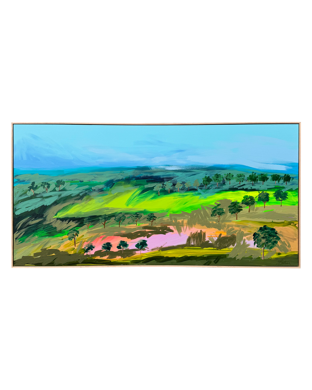 'The Colour of Country' Abstract Landscape