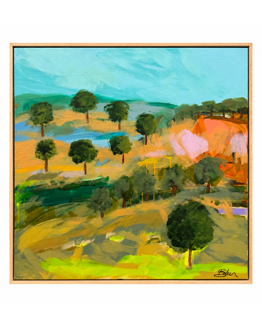 'The Perfect Light' Abstract Landscape
