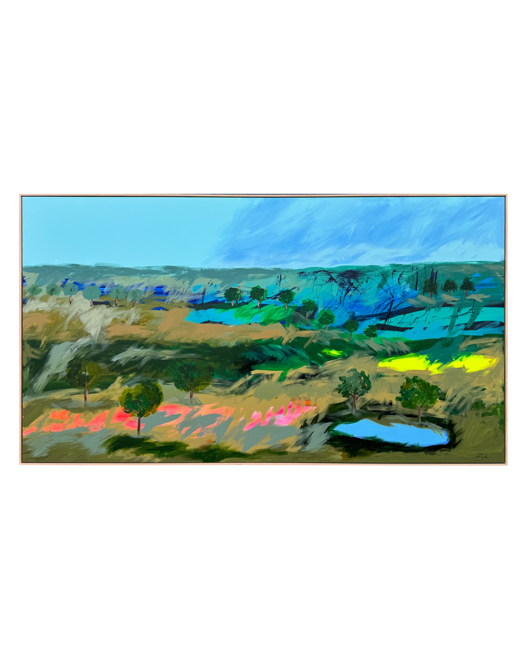 'A Place to Wander' Abstract Landscape