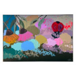 'A View From Above' Abstract Flower Painting