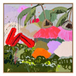 'Aussie Heat' Abstract Flower Painting