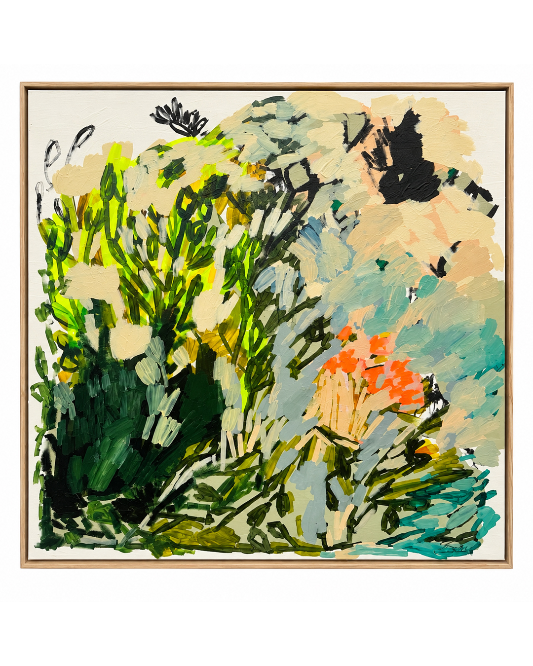 Abstract Floral Chasing Wildflowers Baker Collection