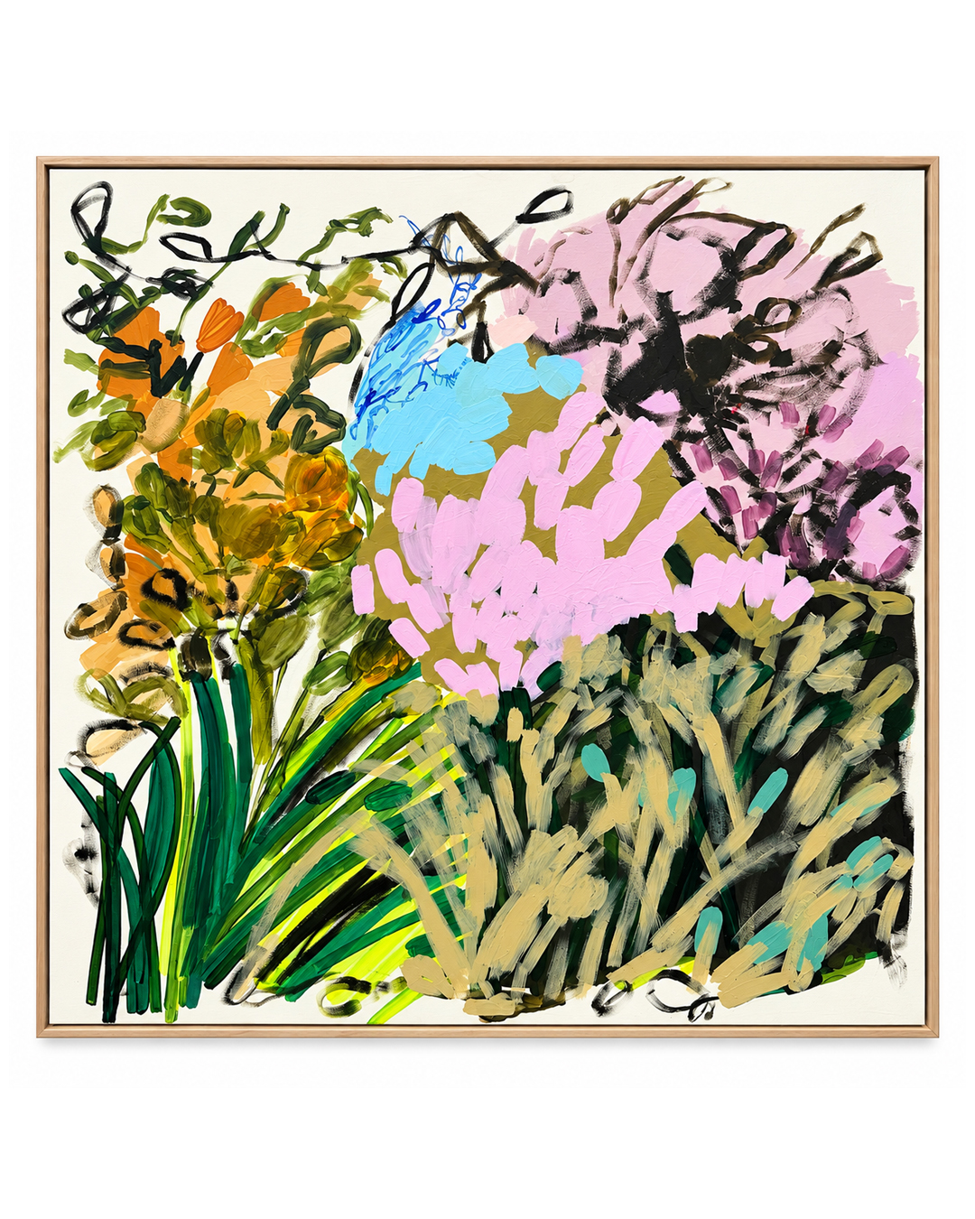 Abstract Floral Dusty Meadow Baker Collection