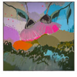 'Growing Gratitude II' Abstract Flower Painting