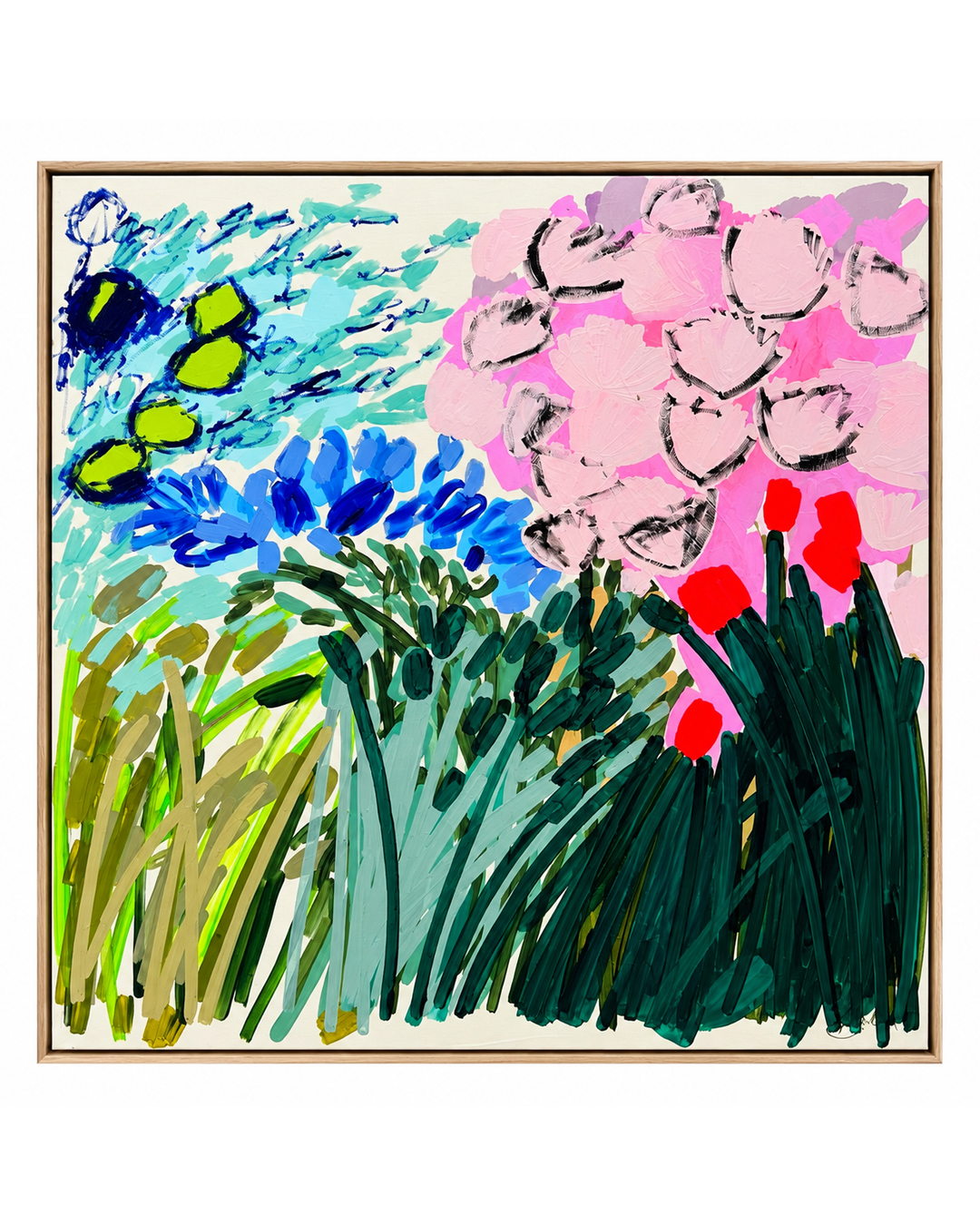 Abstract Floral 'Market Day'
