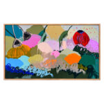 'Some Days I Want to Sail Away' Abstract Flower Painting