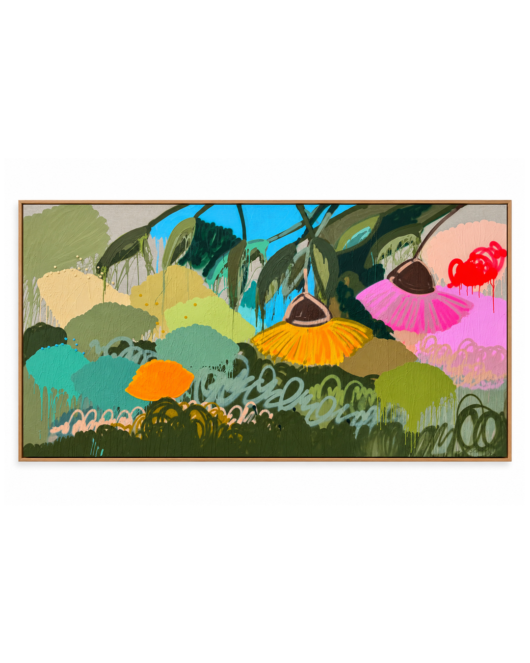 'These are the Days' Abstract Flower Painting